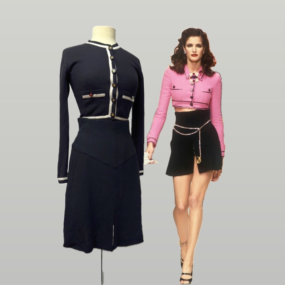 Chanel 95p corset skirt FR42